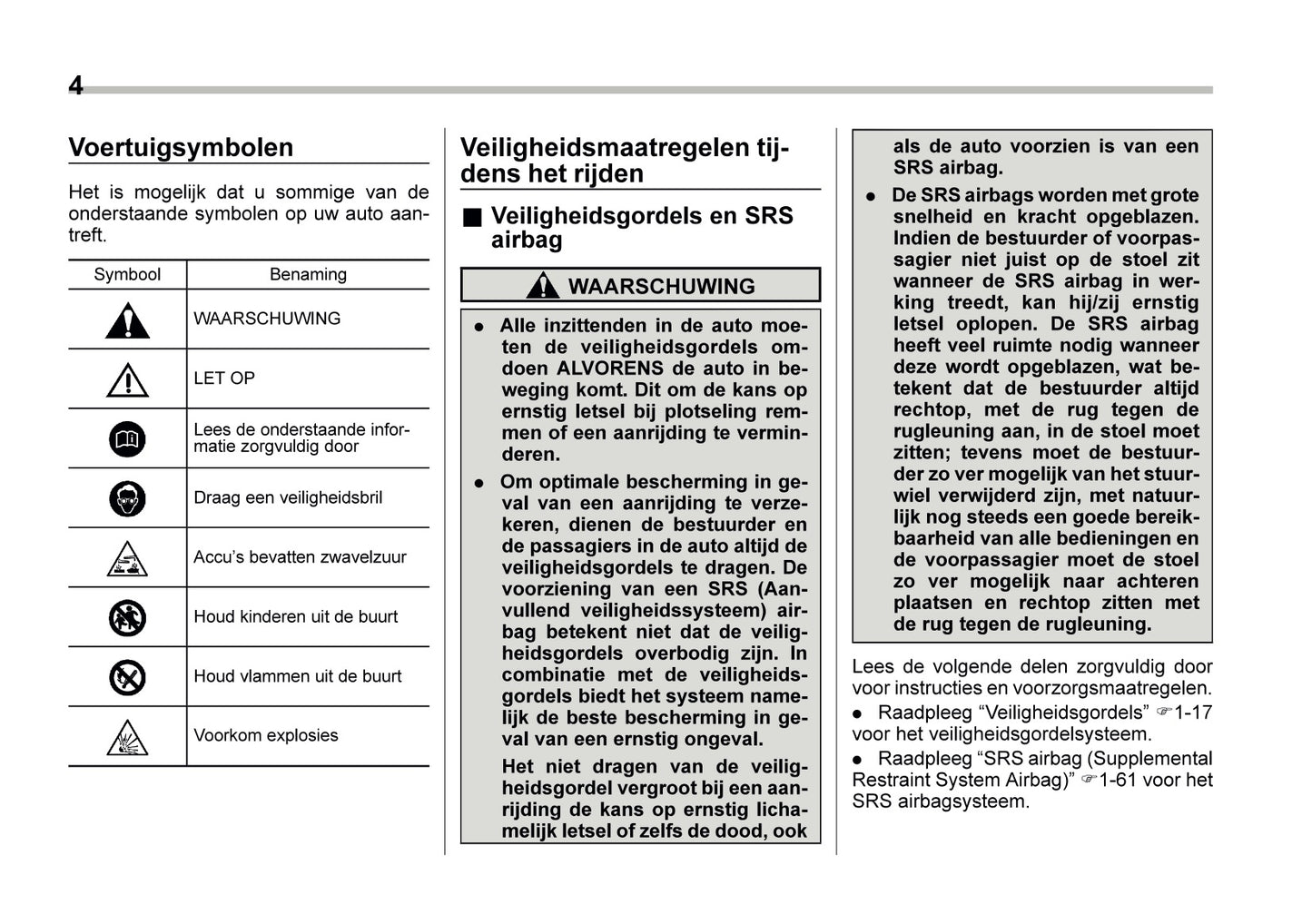 2024 Subaru XV e-BOXER Owner's Manual | Dutch