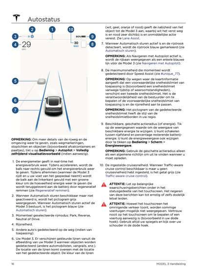 2023-2024 Tesla Model 3 Owner's Manual | Dutch