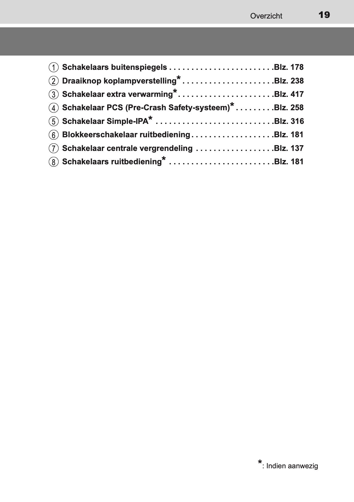 2016-2017 Toyota Auris Hybrid Touring Sports Gebruikershandleiding | Nederlands