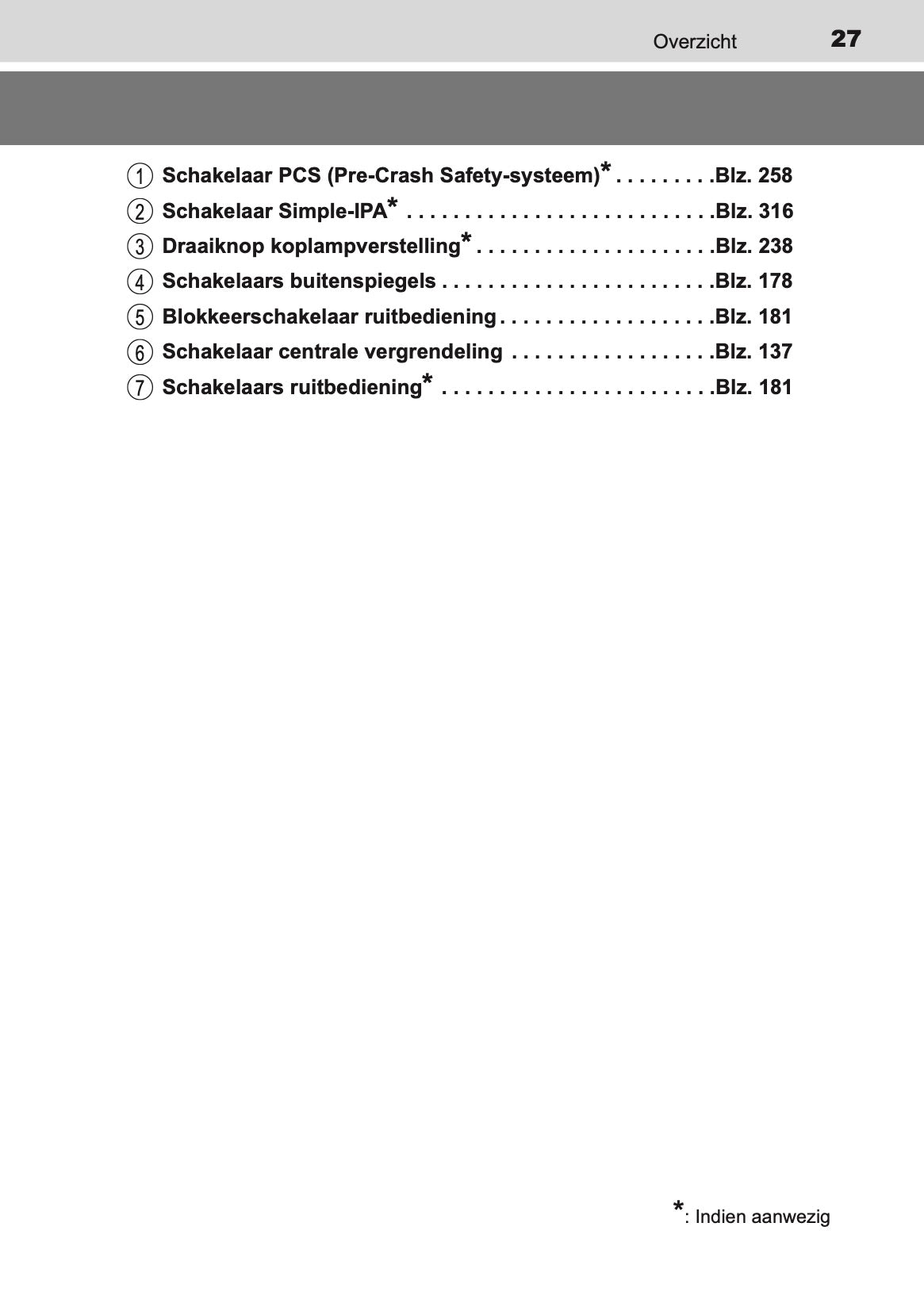 2016-2017 Toyota Auris Hybrid Touring Sports Gebruikershandleiding | Nederlands