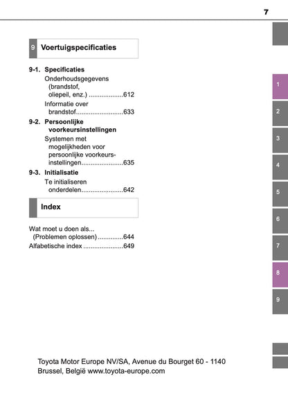 2016-2017 Toyota Auris Hybrid Touring Sports Gebruikershandleiding | Nederlands