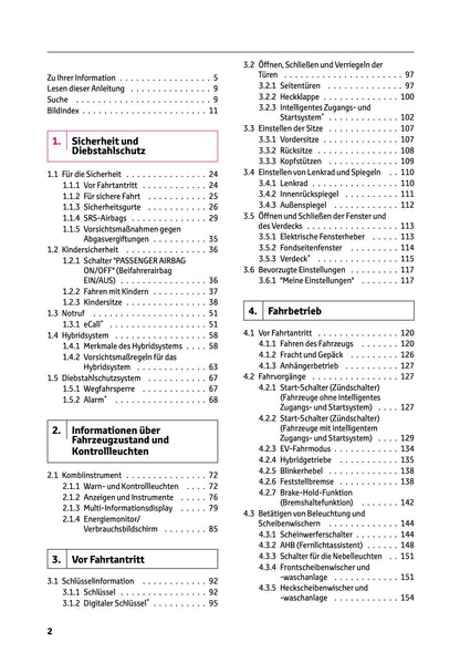 2025-2026 Toyota Aygo X Bedienungsanleitung | Deutsch