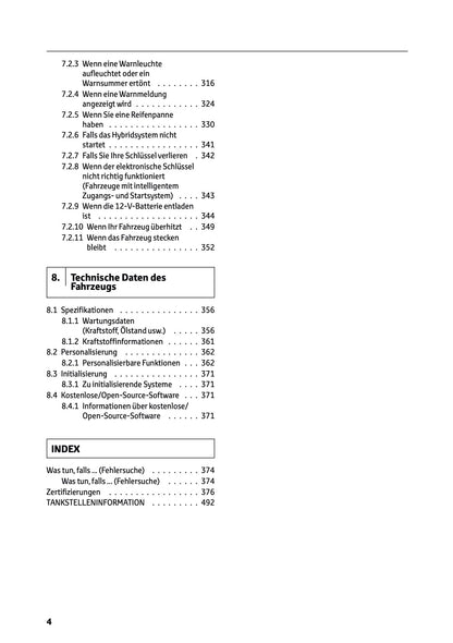 2025-2026 Toyota Aygo X Bedienungsanleitung | Deutsch