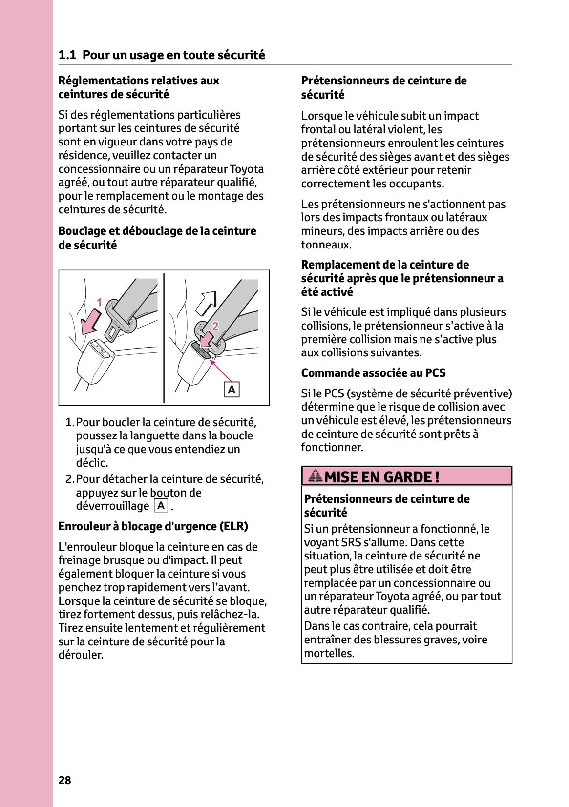 2025-2026 Toyota Aygo X Owner's Manual | French