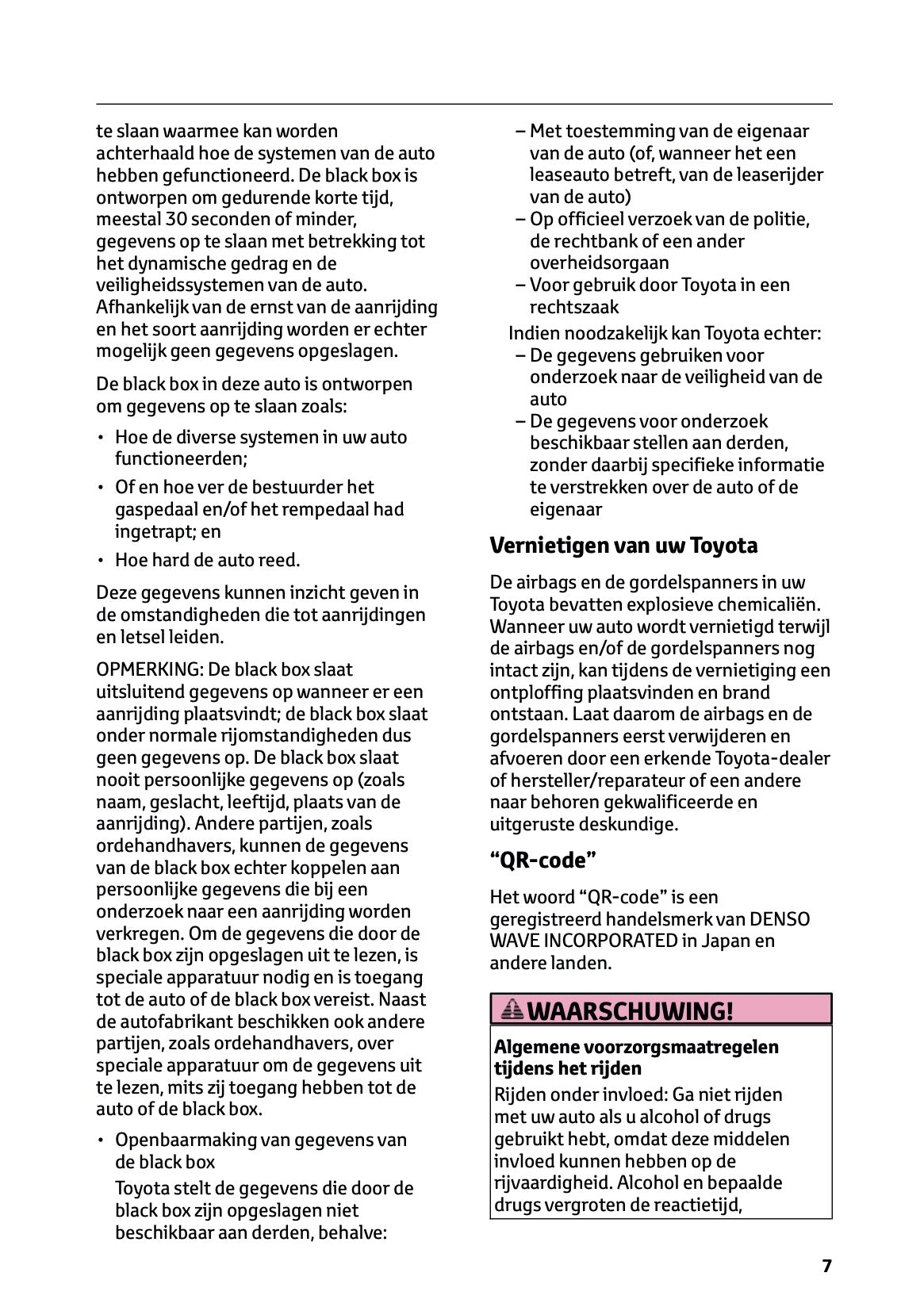 2024-2025 Toyota bZ4x Gebruikershandleiding | Nederlands