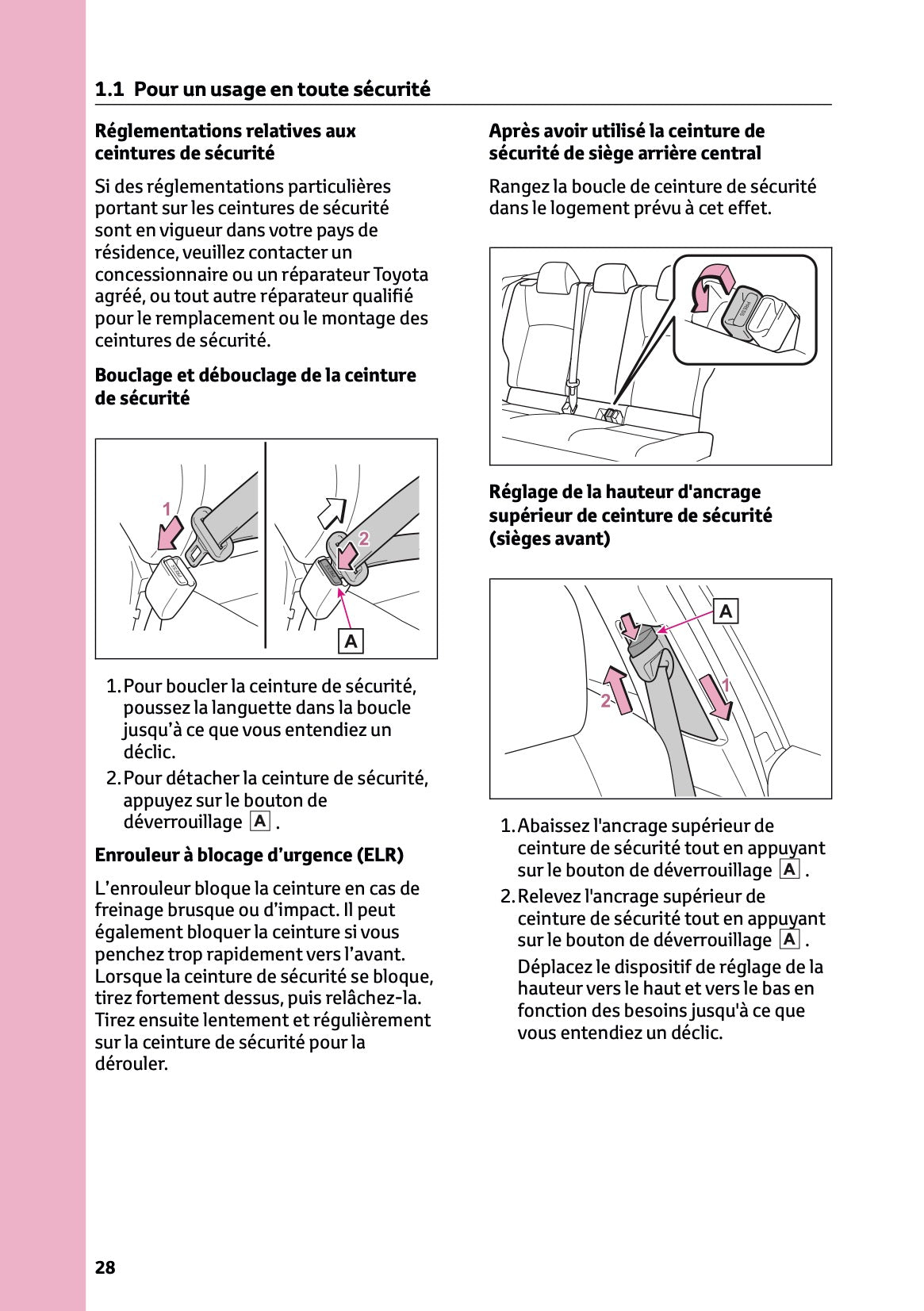 2024-2025 Toyota C-HR Plug-in-Hybrid Owner's Manual | French