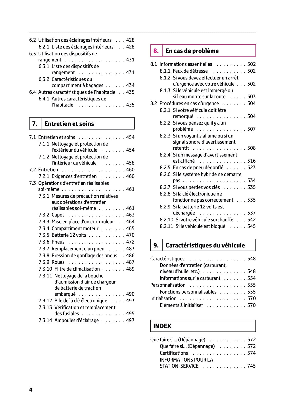 2024-2025 Toyota C-HR Plug-in-Hybrid Owner's Manual | French