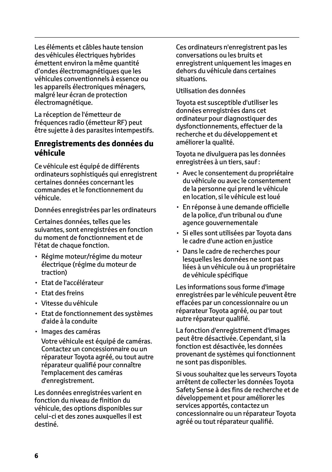 2024-2025 Toyota C-HR Plug-in-Hybrid Owner's Manual | French