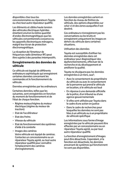 2024-2025 Toyota C-HR Hybrid Owner's Manual | French