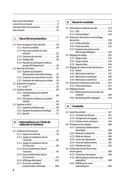 2026 Toyota C-HR Hybrid Owner's Manual | French