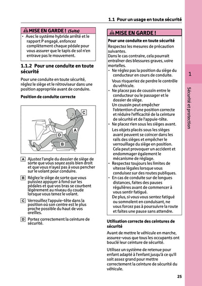 2026 Toyota C-HR Hybrid Owner's Manual | French