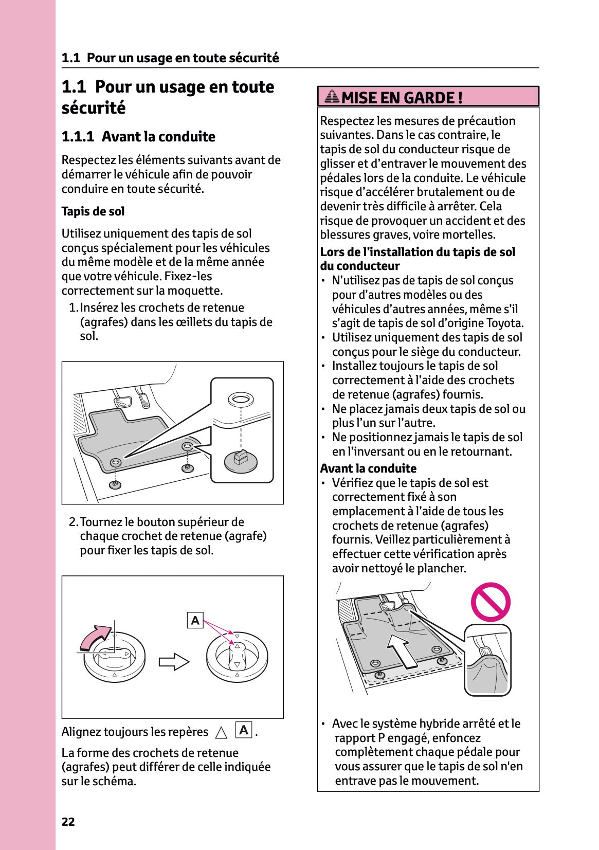 2024-2025 Toyota C-HR Plug-in-Hybrid Owner's Manual | French