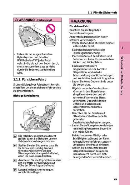 2025 Toyota Corolla Cross Hybrid Owner's Manual | German
