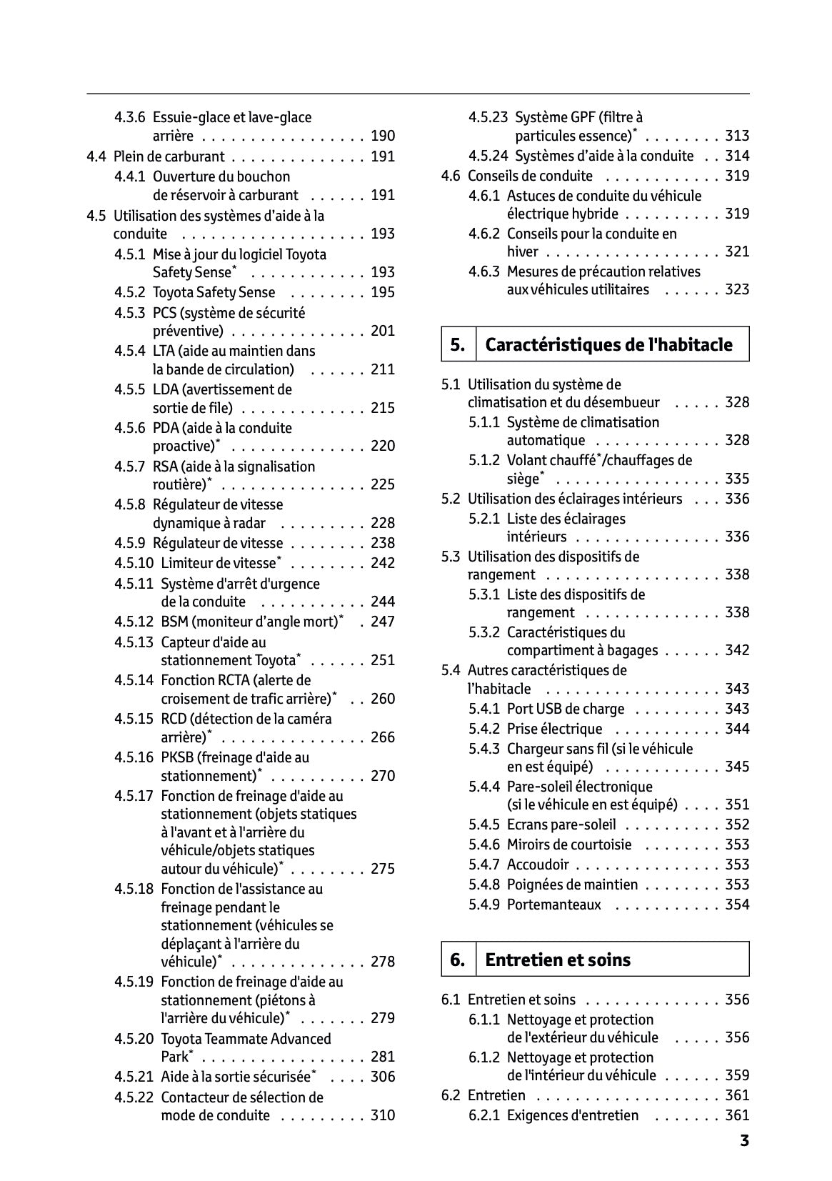 2025 Toyota Corolla Cross Hybrid Owner's Manual | French