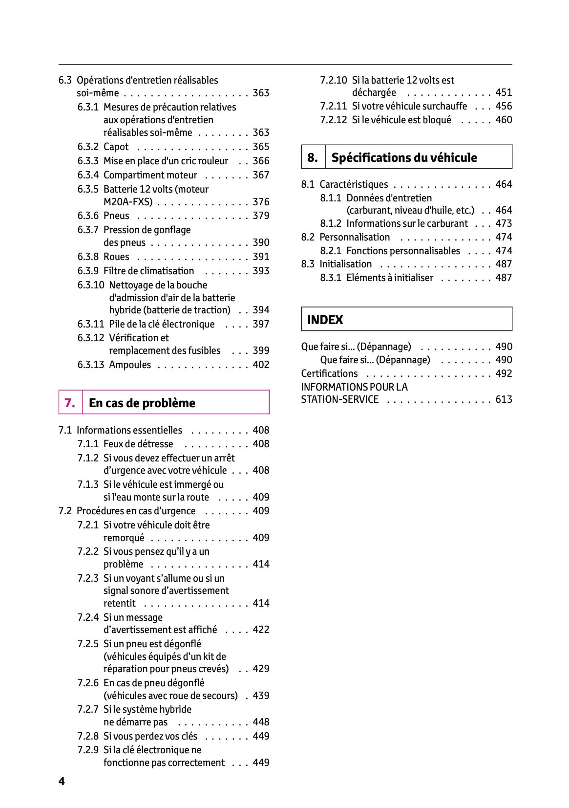 2025 Toyota Corolla Cross Hybrid Owner's Manual | French