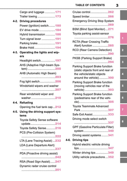 2025 Toyota Corolla Cross Hybrid Owner's Manual | English