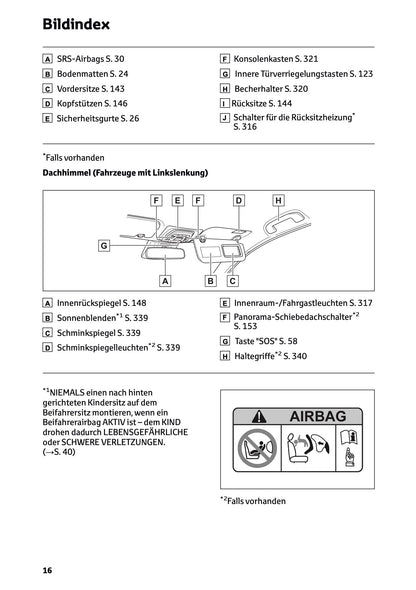 2025 Toyota Corolla Hybrid Hatchback/Touring Sports Bedienungsanleitung | Deutsch