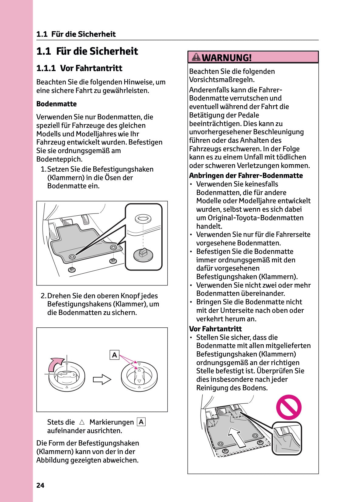 2025 Toyota Corolla Hybrid Hatchback/Touring Sports Bedienungsanleitung | Deutsch