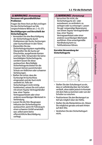 2025 Toyota Corolla Hybrid Hatchback/Touring Sports Bedienungsanleitung | Deutsch