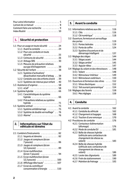 2025 Toyota Corolla Hybrid Hatchback/Touring Sports Manuel du propriétaire | Français