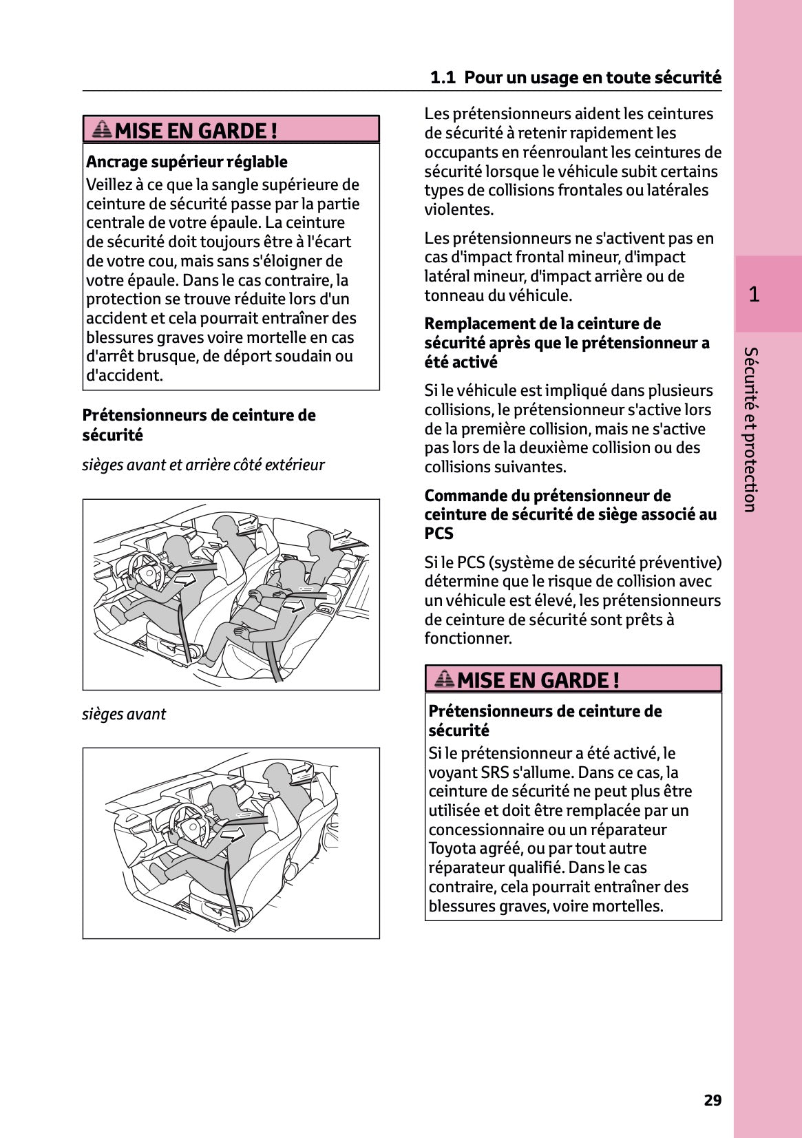 2025 Toyota Corolla Hybrid Hatchback/Touring Sports Manuel du propriétaire | Français