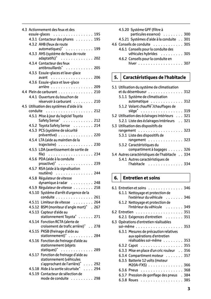 2025 Toyota Corolla Hybrid Hatchback/Touring Sports Manuel du propriétaire | Français