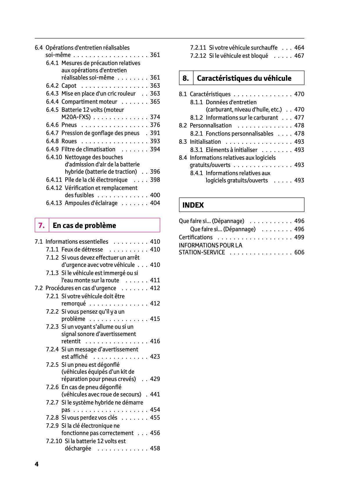 2026 Toyota Corolla Hybrid Hatchback/Touring Sports Owner's Manual | French