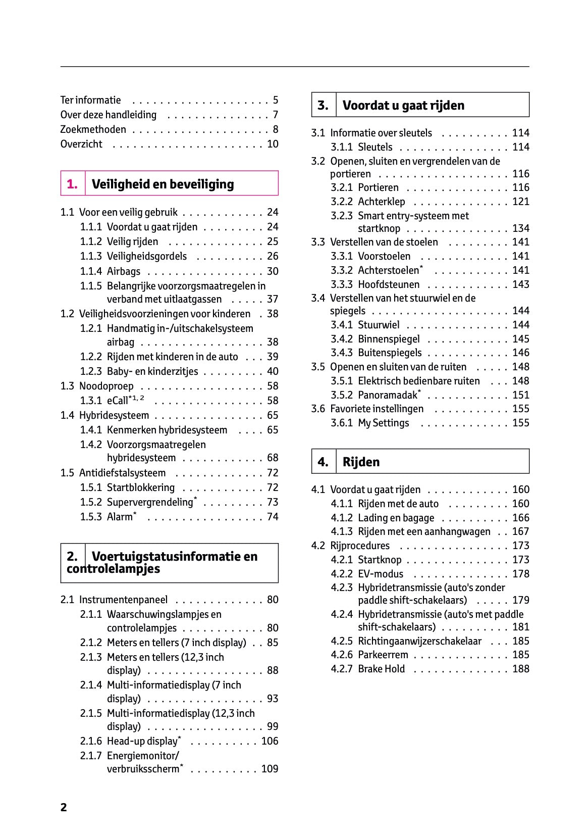 2023 Toyota Corolla Hybrid Hatchback/Touring Sports Gebruikershandleiding | Nederlands