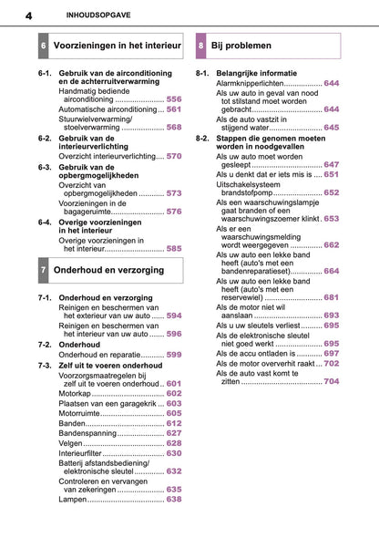 2020-2022 Toyota Corolla Hatchback/Touring Sports Owner's Manual | Dutch