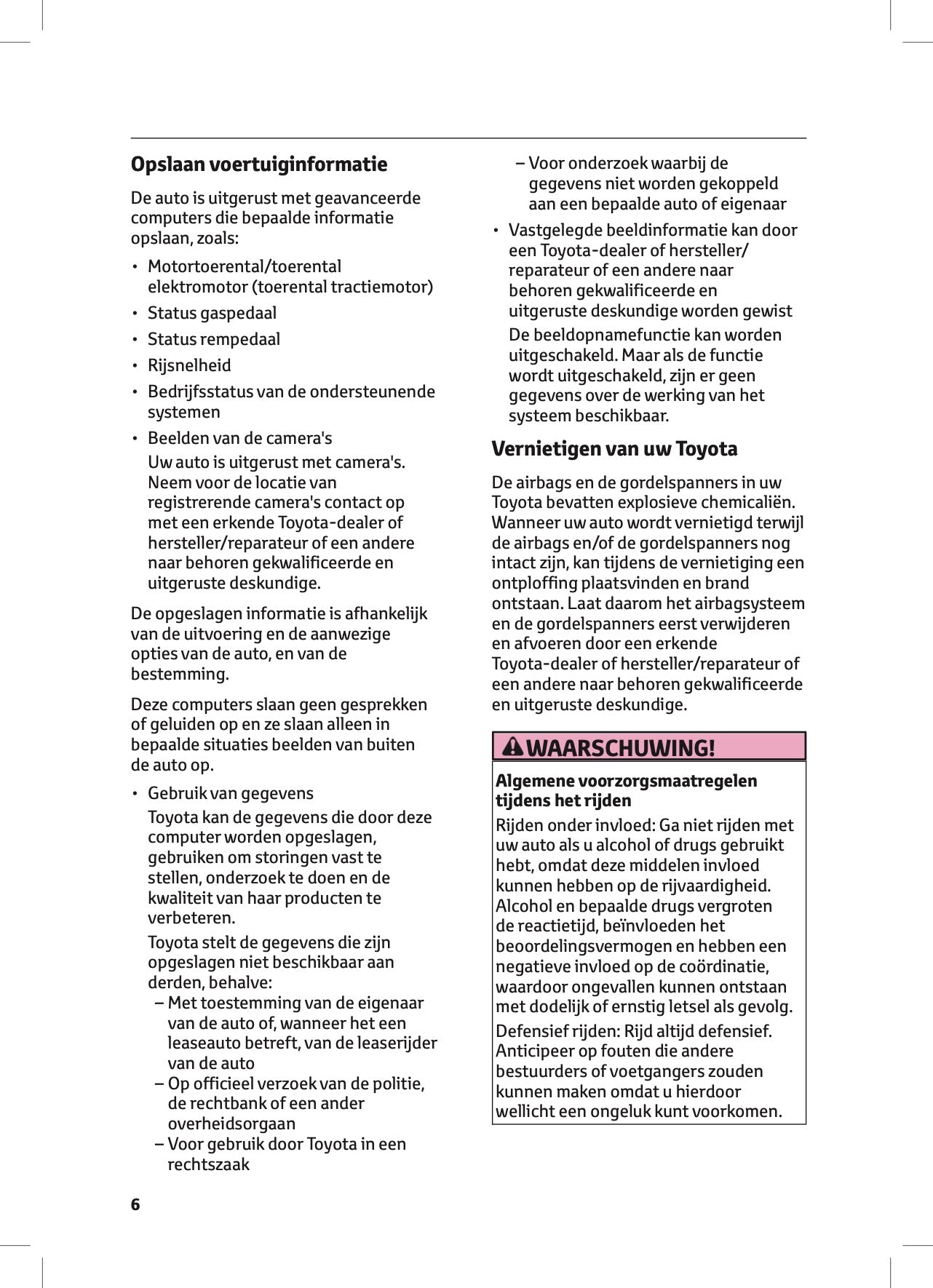 2022-2023 Toyota Corolla Hybrid Hatchback/Touring Sports Gebruikershandleiding | Nederlands