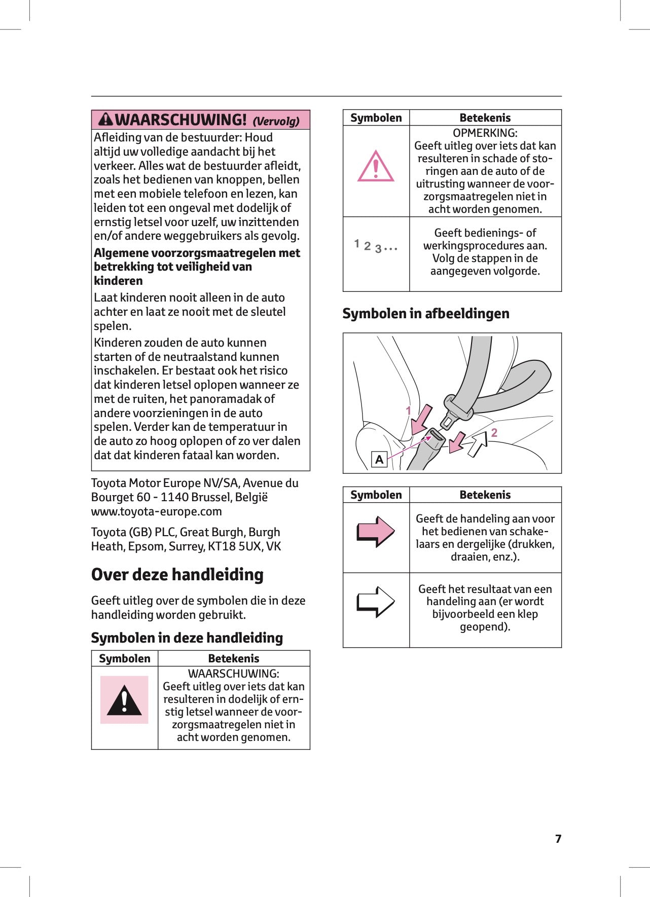 2022-2023 Toyota Corolla Hybrid Hatchback/Touring Sports Gebruikershandleiding | Nederlands