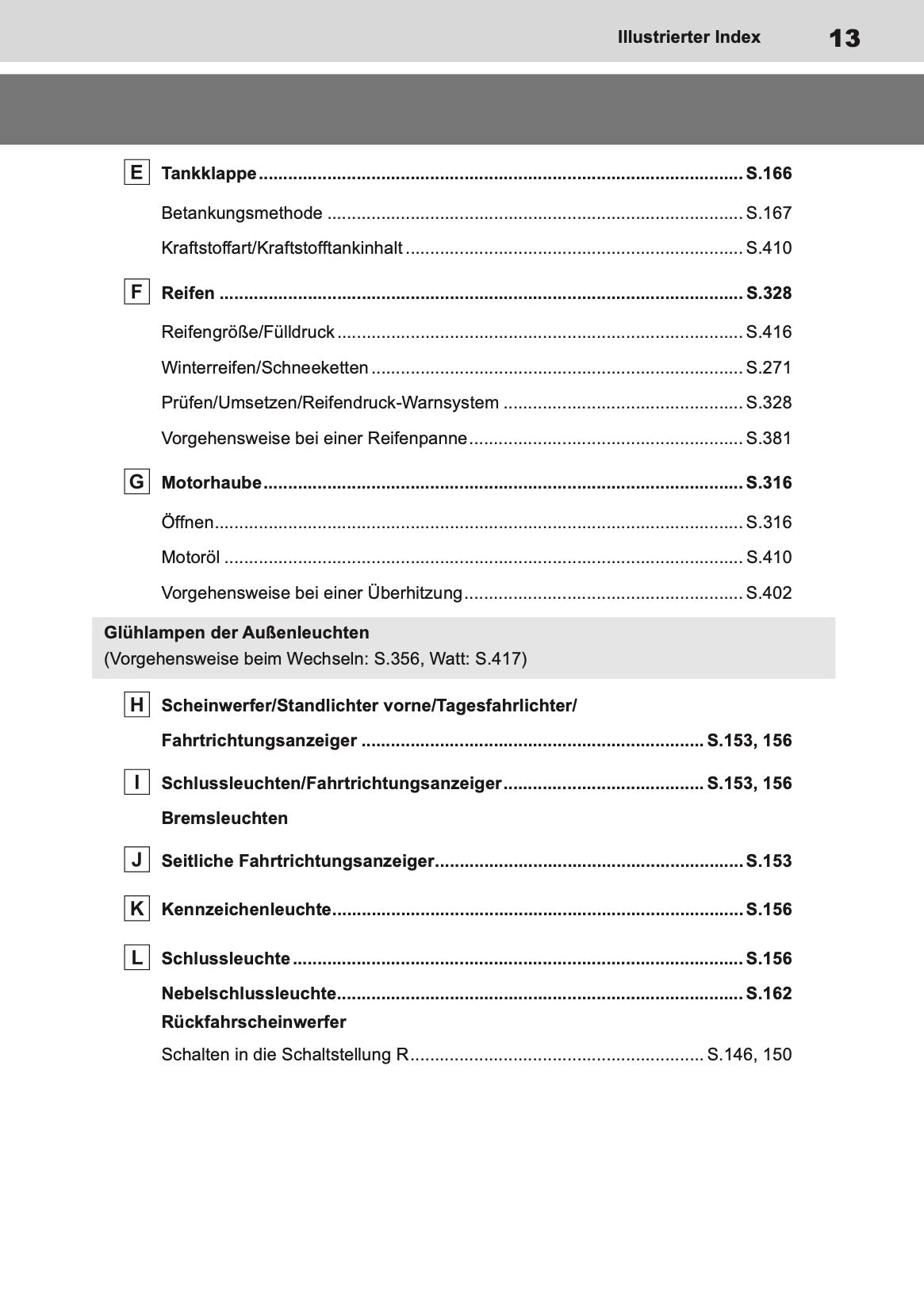 2024-2025 Toyota GR Yaris Owner's Manual | German