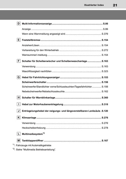2024-2025 Toyota GR Yaris Owner's Manual | German