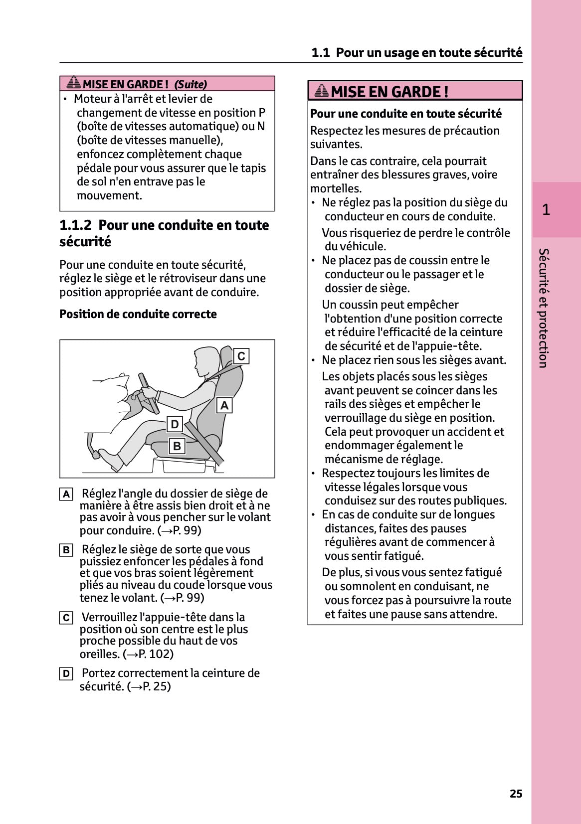 2024-2025 Toyota GR Yaris Owner's Manual | French