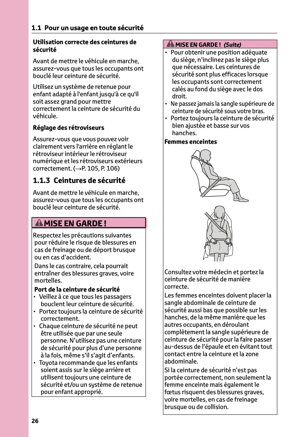 2024-2025 Toyota GR Yaris Owner's Manual | French