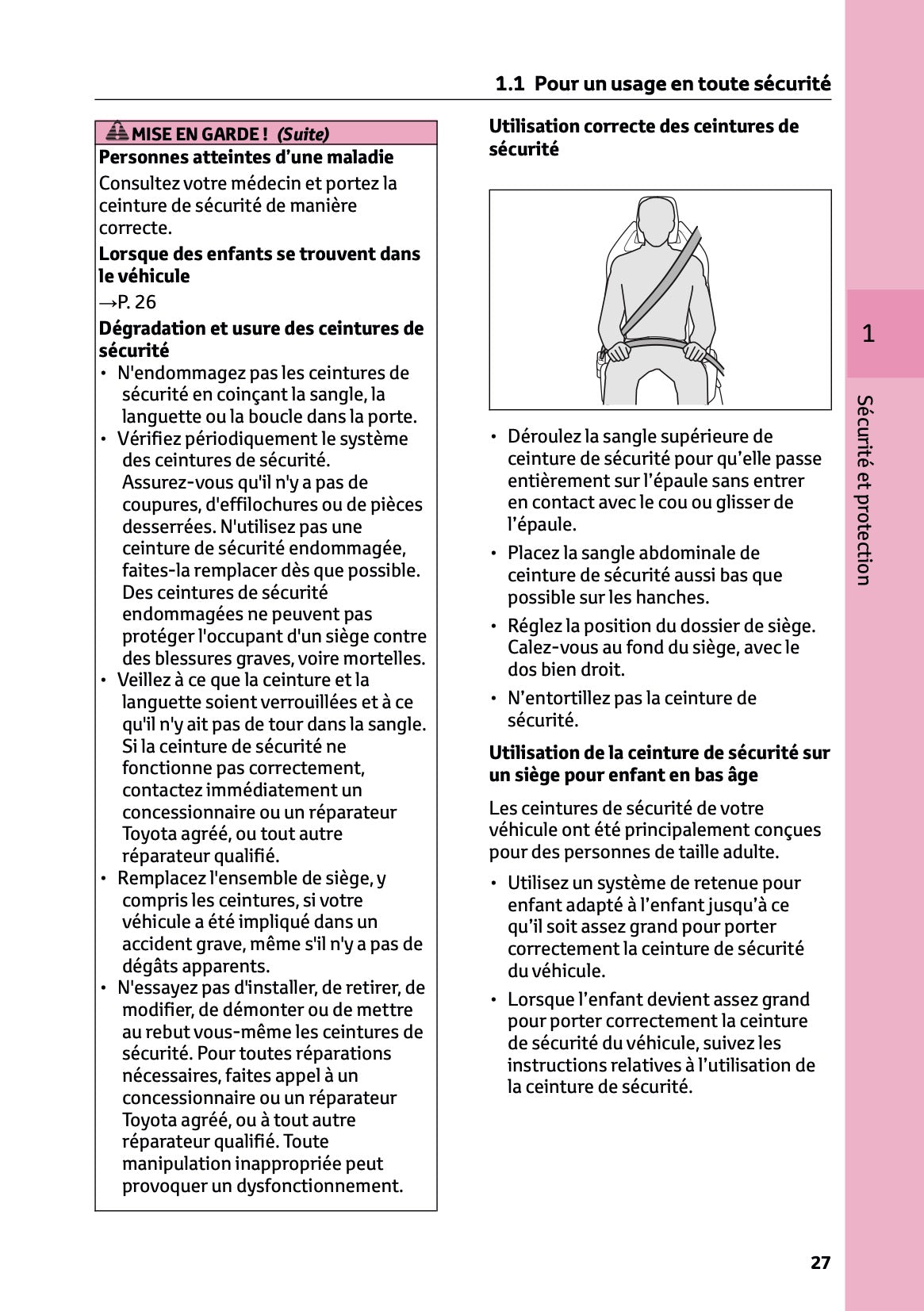 2024-2025 Toyota GR Yaris Owner's Manual | French