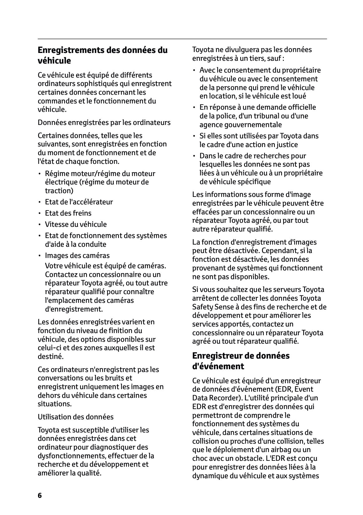 2024-2025 Toyota GR Yaris Owner's Manual | French