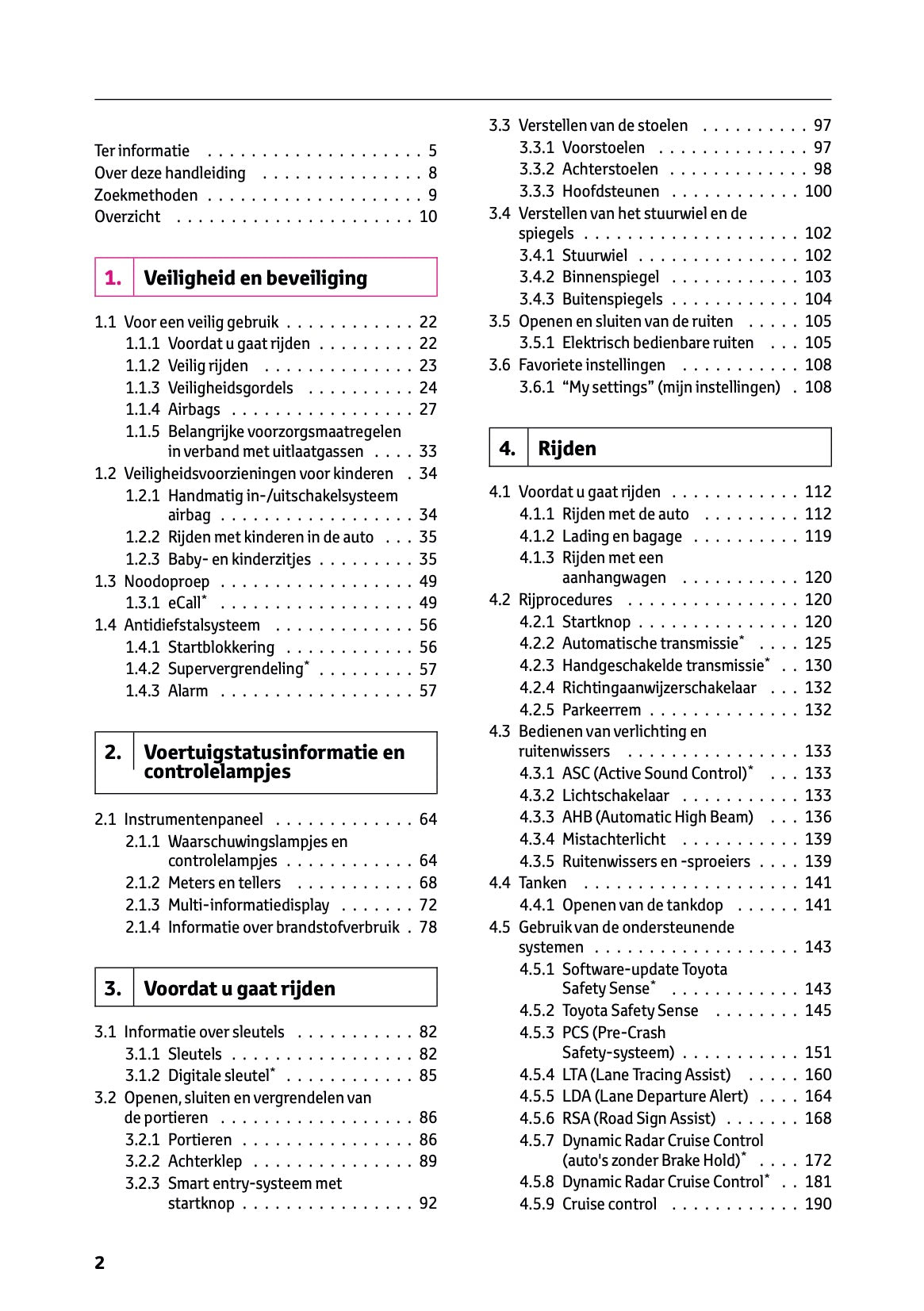 2024-2025 Toyota GR Yaris Gebruikershandleiding | Nederlands