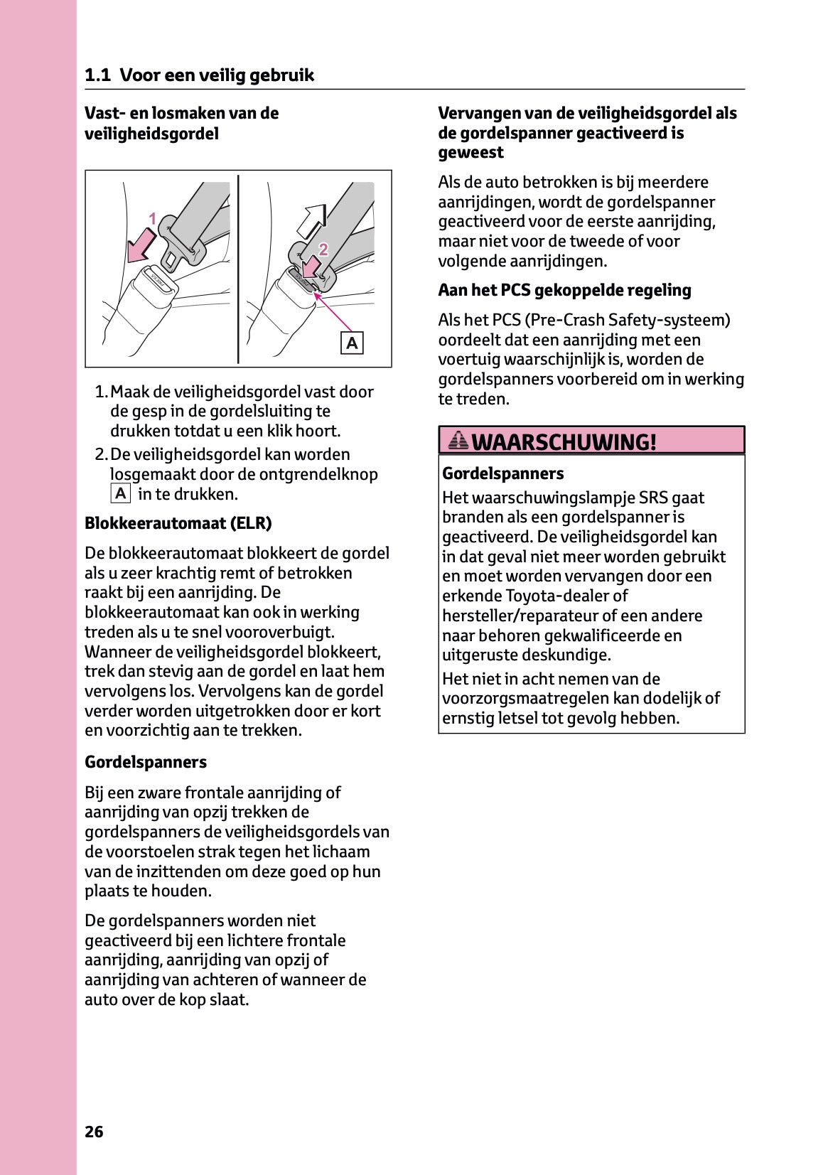 2024-2025 Toyota GR Yaris Gebruikershandleiding | Nederlands