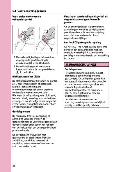 2024-2025 Toyota GR Yaris Gebruikershandleiding | Nederlands