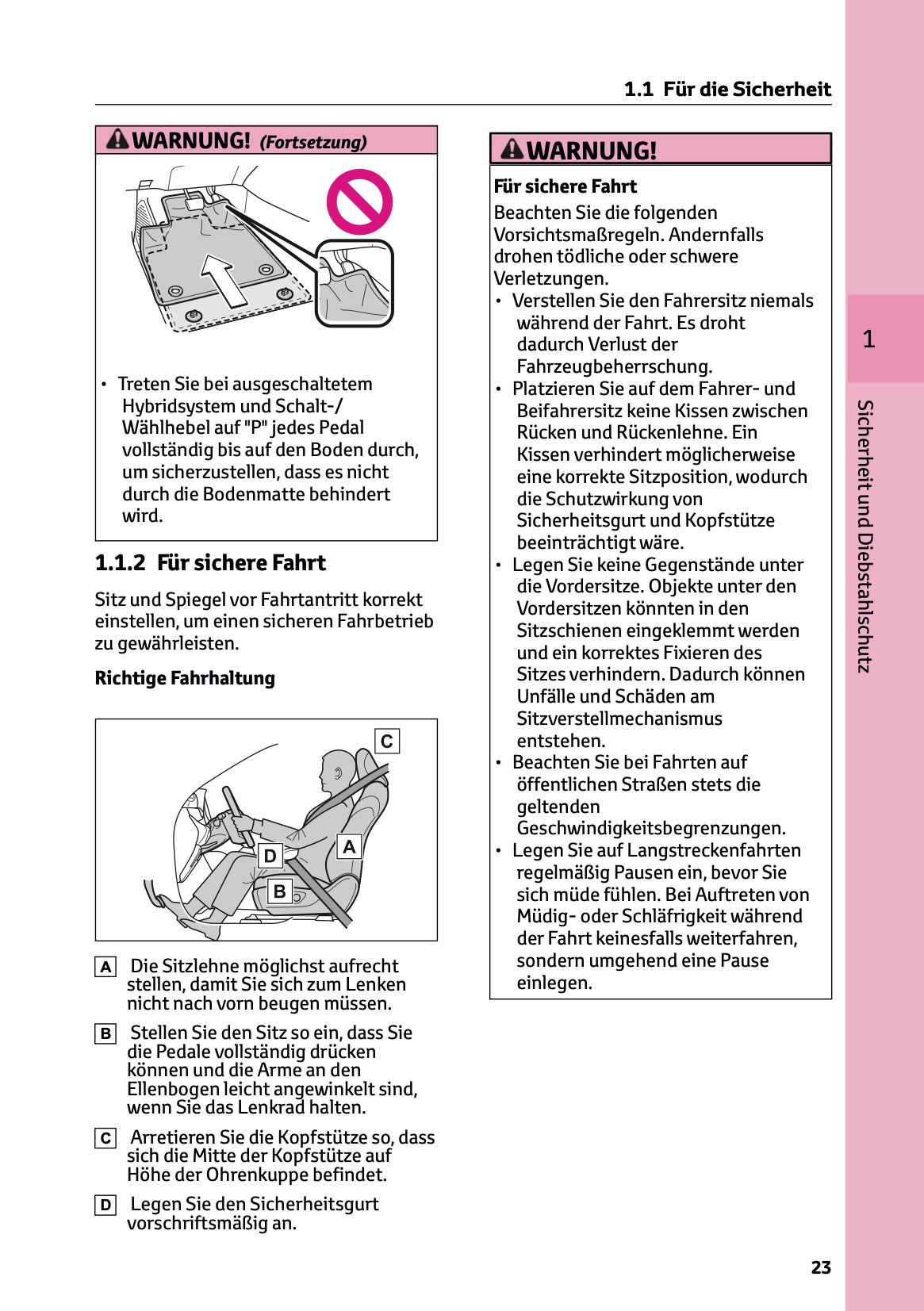 2024-2025 Toyota Highlander Hybrid Owner's Manual | German
