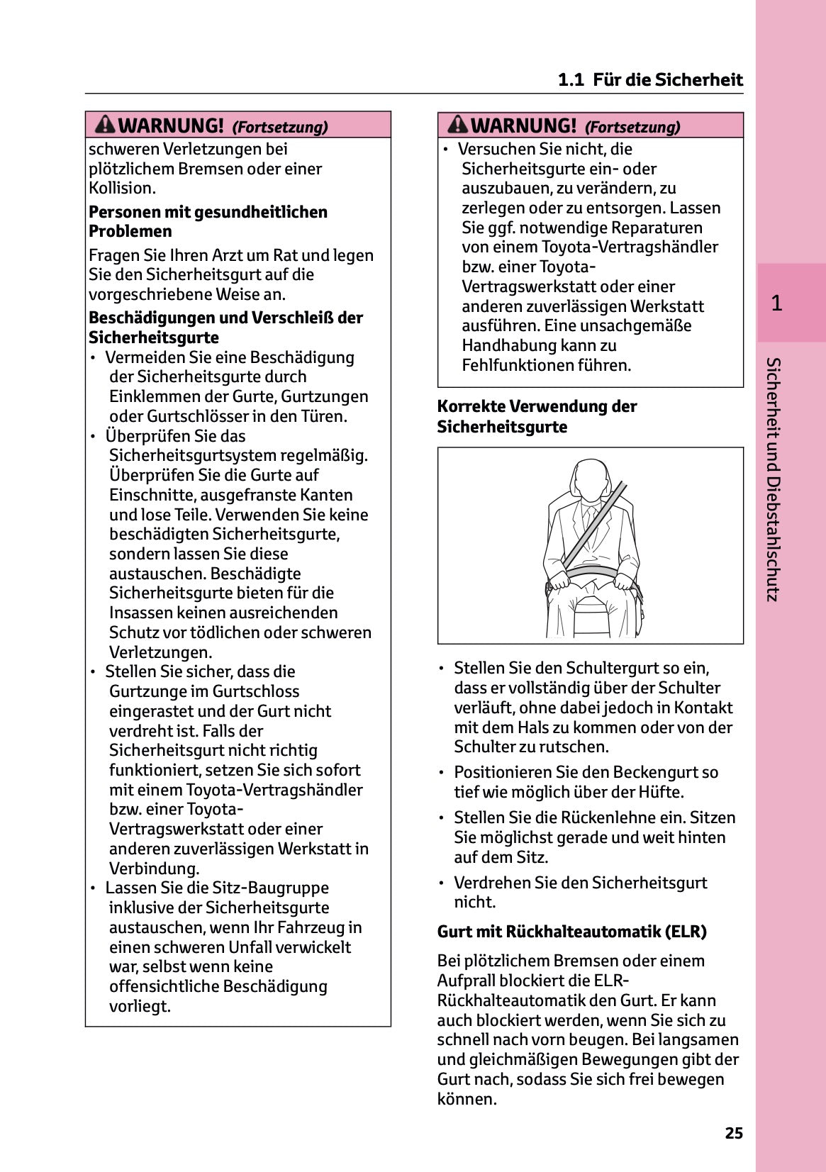2024-2025 Toyota Highlander Hybrid Owner's Manual | German