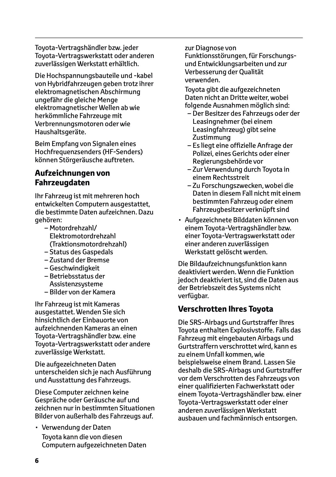 2024-2025 Toyota Highlander Hybrid Owner's Manual | German