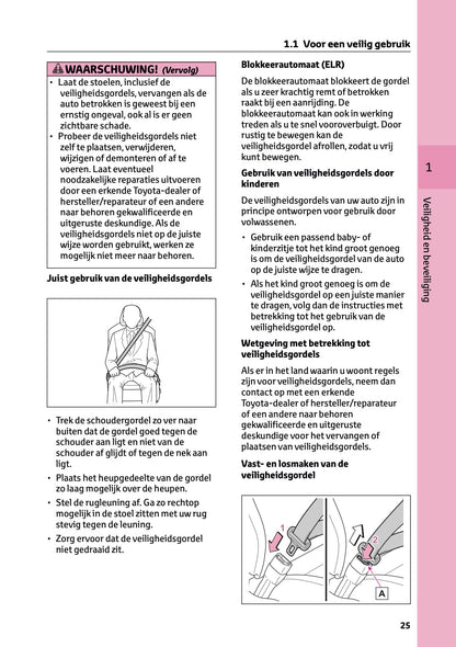 2024-2025 Toyota Highlander Hybrid Owner's Manual | Dutch