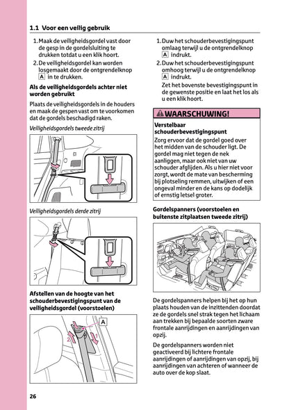 2024-2025 Toyota Highlander Hybrid Owner's Manual | Dutch