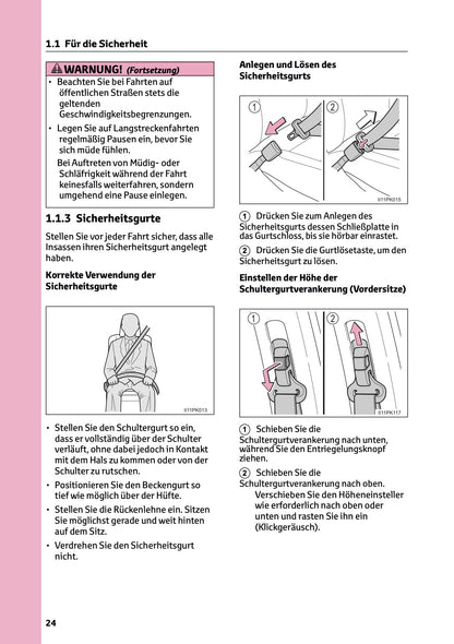 2024-2025 Toyota Hilux 48V Owner's Manual | German