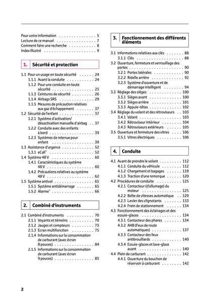 2024-2025 Toyota Hilux 48V Owner's Manual | French