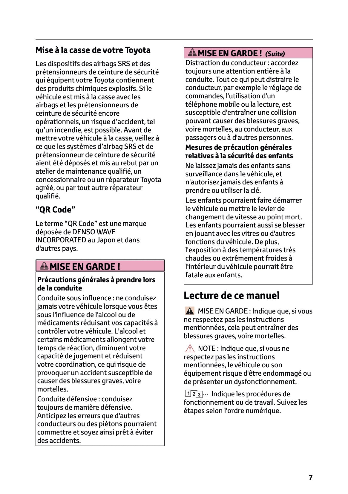 2024-2025 Toyota Hilux 48V Owner's Manual | French