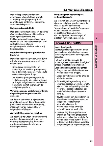 2024-2025 Toyota Hilux 48V Owner's Manual | Dutch