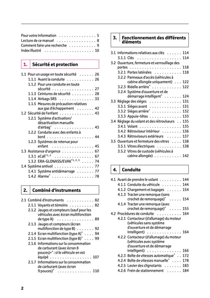 2024-2025 Toyota Hilux Owner's Manual | French